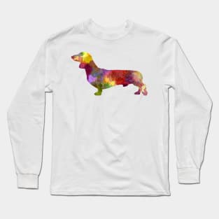 Dachshund in watercolor Long Sleeve T-Shirt